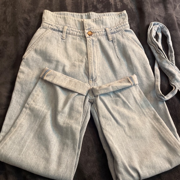 Reformation Sky Blue High-Rise Jeans - Picture 4 of 5